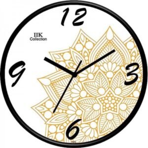 IIK Collection Plastic Analog Round Wall Clock