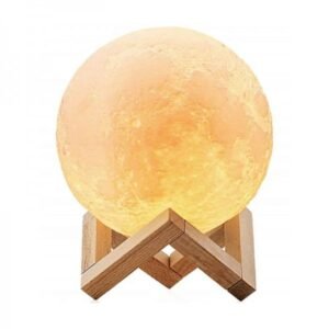 1 Set 15 cm Moon 3D Nightlight Touch Moon USB Rechargeable Dimmable Color with USB Cable Decoration Bedrooms Lamp