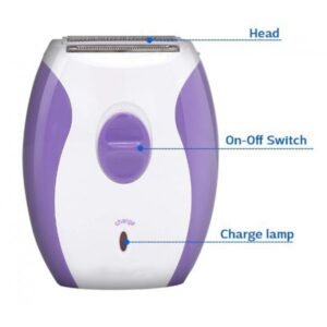 Women Epilator Rechargeable Electric Shaver Razor