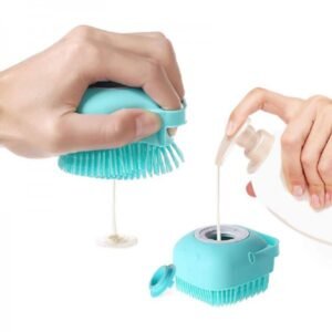 2pcs Pet Dog Cat Grooming Bath Brush Massage Brush.