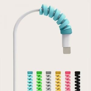10pcs Charger Cable Saver Protector Spiral Tube Wire