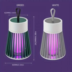 1pc Indoor And Outdoor Electric Mosquito Killers, LED Mosquito Killers, And Purple Light Portable Mosquito Killers For Campsites, Up To Battery Safety Barrier A, Electric Shock With Suction
