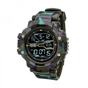 IIK Collection Army Design Strap Multi Functional Sports Digital Dial Men's Watch