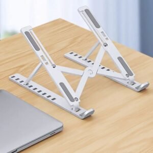 Laptop Stand Single-fork Folding Lift Cooling Base Desktop Tablet Portable Bracket Compatible With All Notebook ABS Material Ten-speed Adjustable