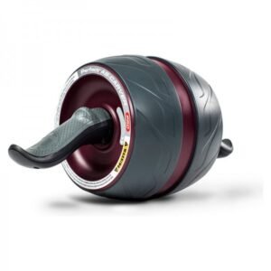 Perfect Fitness Ab Carver Pro Roller Wheel With Built In Spring Resistance, At Home Core Workout Equipment, Red