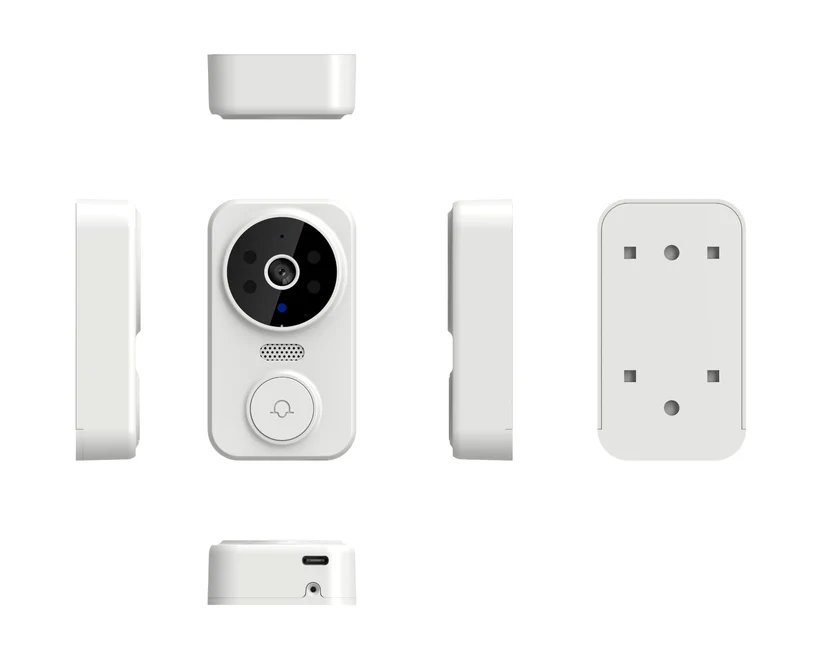 CreaTeck Smart Camera Doorbell (White) - Image 2