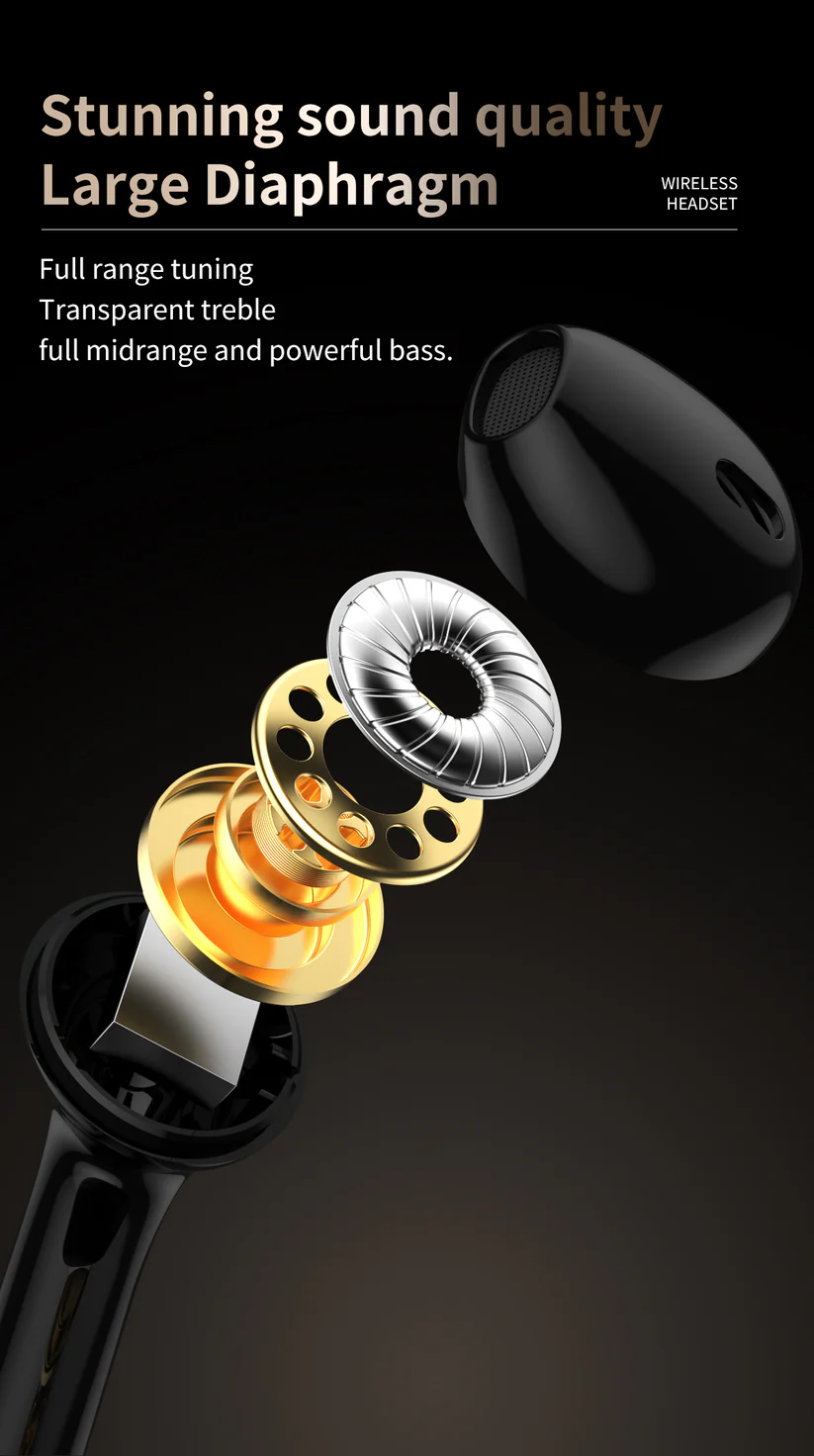 CreaTeck Earbuds with Inbuilt Bluetooth Speaker - 2in1 (TWS TF23) - Image 5