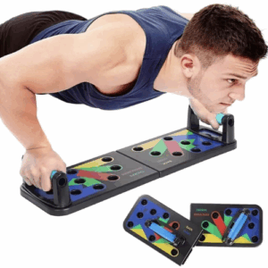 Push Up Board System, 15 in 1 Body Building Exercise Tools Workout Push Up Stands, Push Up Workout Board Training System for Men Women (Black)