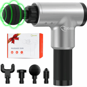 cotsoco 6 Speeds Massage Gun, Cordless Handheld for Deep Tissue Muscle Massager, Chargeable Percussion Device Super