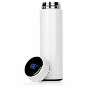 24 Hrs Hot & Cold Flask with Temperature Display + Free 2 Double Wall Cups (1TF2C)