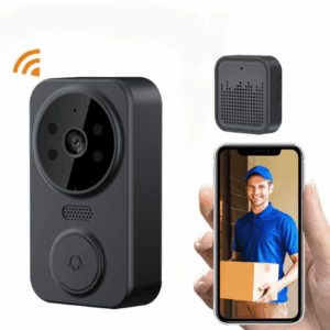 CreaTeck Smart Camera Doorbell (Black)