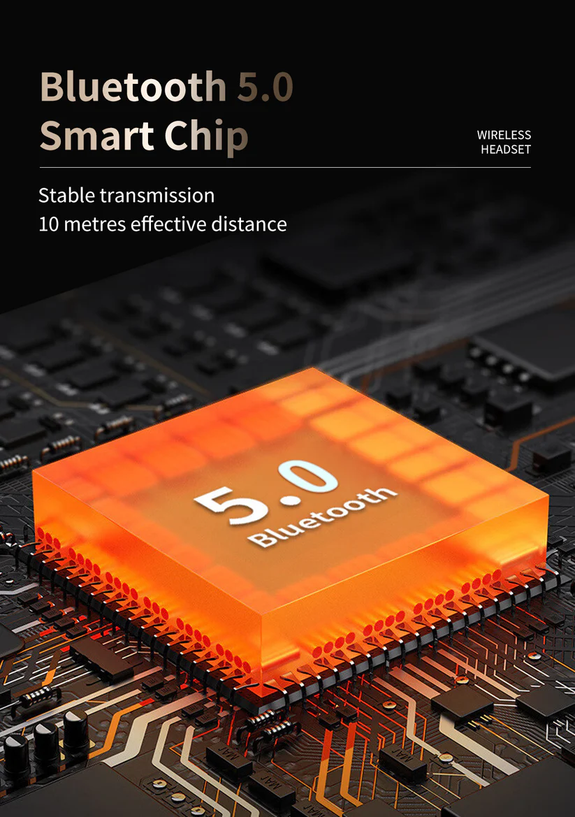 CreaTeck Earbuds with Inbuilt Bluetooth Speaker - 2in1 (TWS TF23) - Image 6