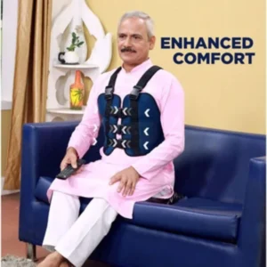 Everyday Comfort Chest Support Belt, Adjustable Compression Wrap for Pain Relief & Posture Support