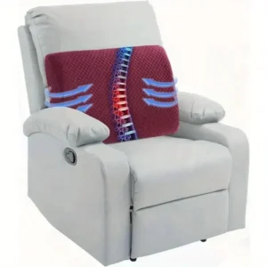 Orthopedic Back Support Cushion, Ergonomic Lumbar Pillow for Office Chair, Car & Home Use