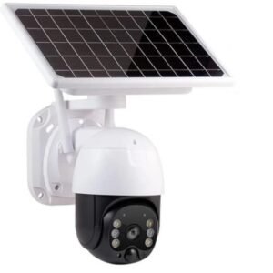 4MP Dual Display 4G Mini PTZ Solar Camera With Panel & Stand IPPRO (Model : ZIP-400D4G)