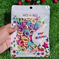200 pcs multicolour rubber band for girls