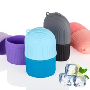 Ice Roller for Face | Ice Roller for Face Massager | Face Ice Roller for Men & Women | Ice Cubbe Roller for Glowing Skin & Puffy Eyes | Reusablee & Unbreakable PACK OF 2