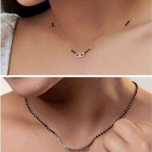 Attractive New Arrival Traditional Stylish Gold Plated Mangalsutra for Women (Buy 1 Get 2 Free)