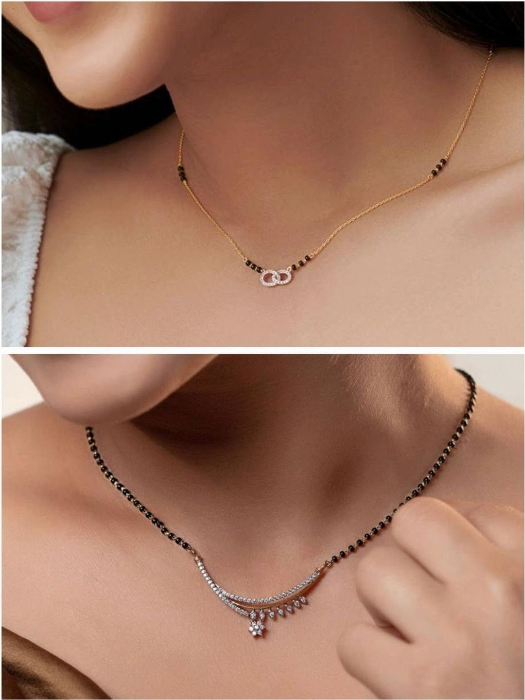 Attractive New Arrival Traditional Stylish Gold Plated Mangalsutra for Women (Buy 1 Get 2 Free)