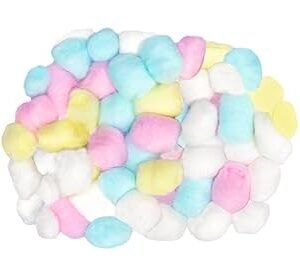 Cotton Balls 100 pcs Colorful