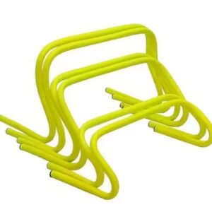 6 inches Speed Hurdle for Field and Gym Training and Speed Training Set of 6 PVC Hurdles