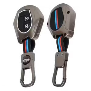 Premium Metal Key Cover Compatible for Suzuki Swift | Ertiga | Wagonr | Celerio | Swift Dzire | Alto | Fronx | Breza | S Presso | Ignis 2 Button Pack of 1