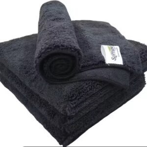 SOFTSPUN Microfiber Vehicle Washing Cloth (Pack Of 4, 380 GSM)