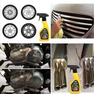 Prafful Liquid Car Polish for Metal Parts, Chrome Accent, Chrome Cleaner 250ml Pack of 1