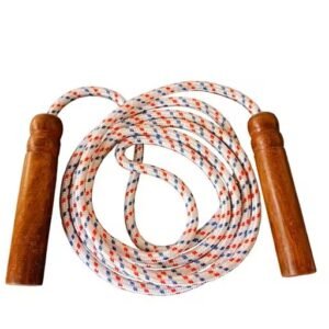 Natural Wood Handled Skipping Rope: Eco-Friendly Fitness Solution for Weight Loss and Heart Health