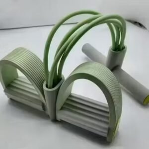 4 Band Yoga Pedal Pull Reducer Resistance Band, Crossfit Exercise Fitness Tummy Building Equipment, for Abdomen/Waist/Arm/Leg Stretching Slimming Training Unisex (Multicolor) (4 Tubes)