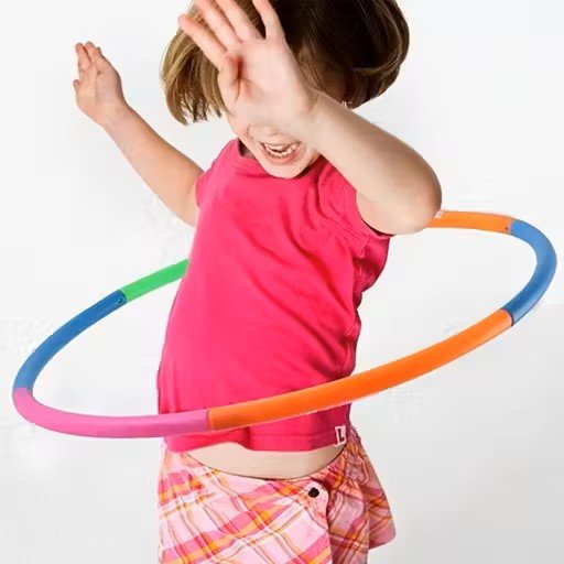 Hula Hoop Toys, Detachable and Adjustable Fitness Exercise Ring Toys for Kids, pet Training Skill Development Ideal Indoor and Outdoor Gymnastics Toys for Boys and Girls - Image 2